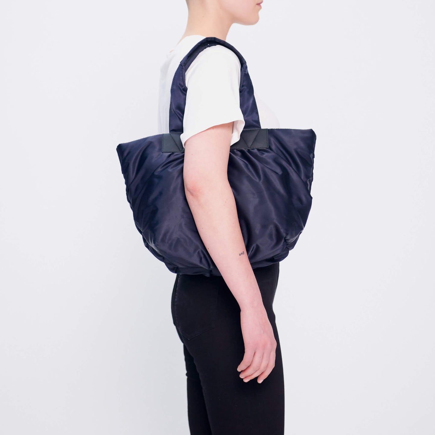 small / dark navy