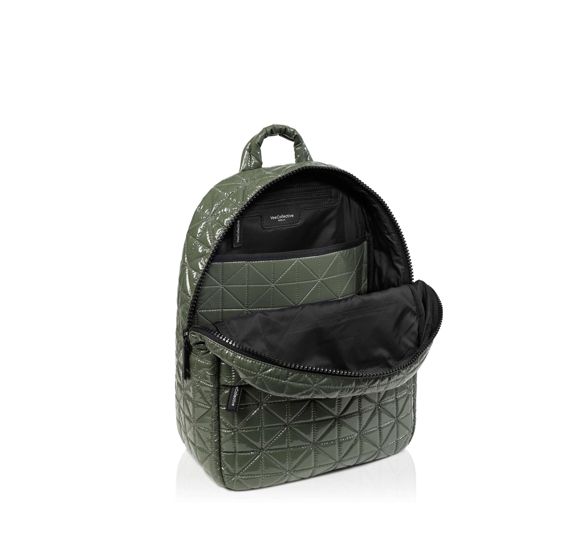 khaki green vinyl