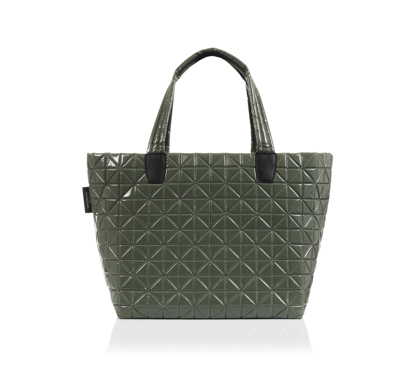 large / khaki green vinyl