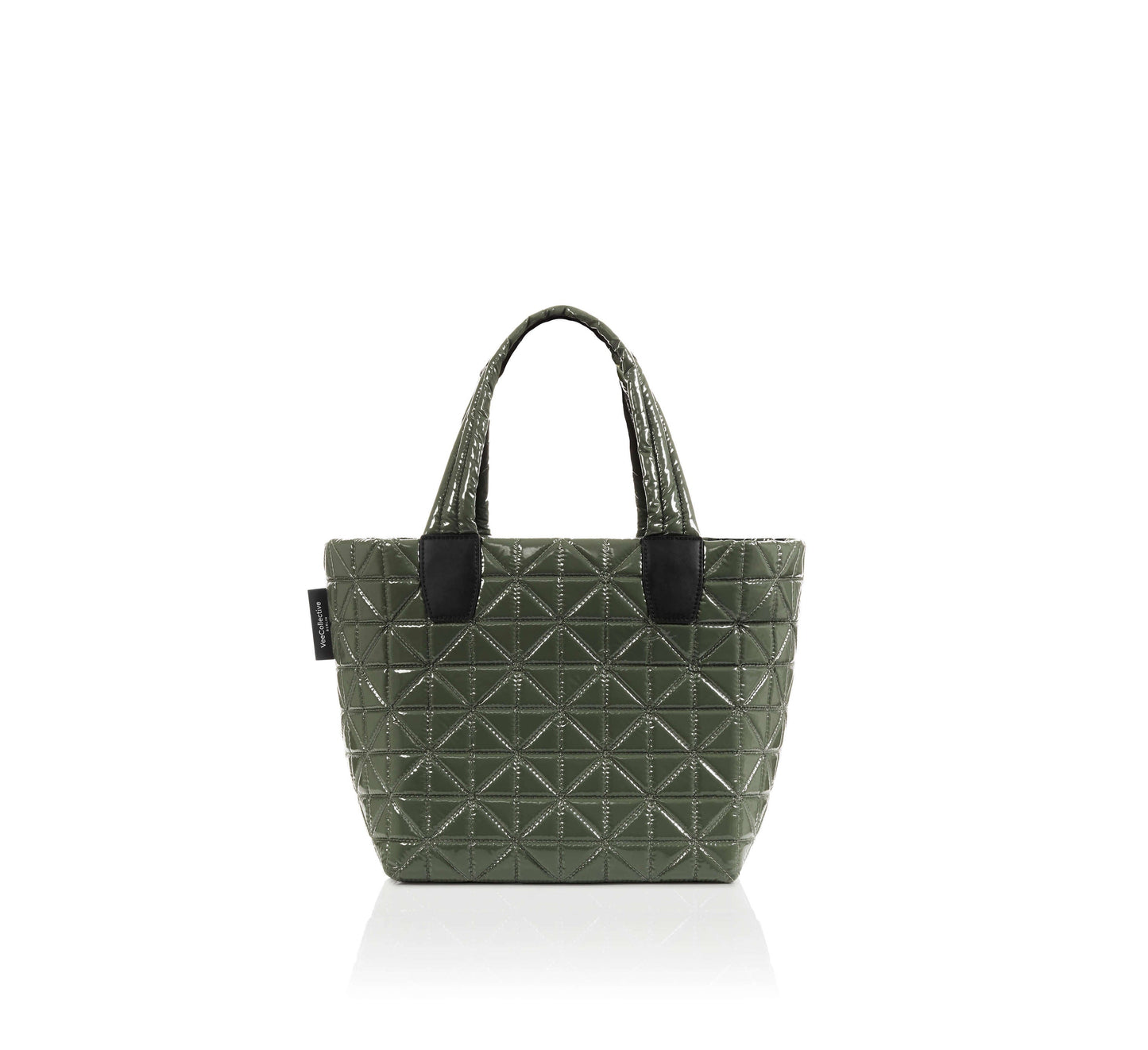 small / khaki green vinyl